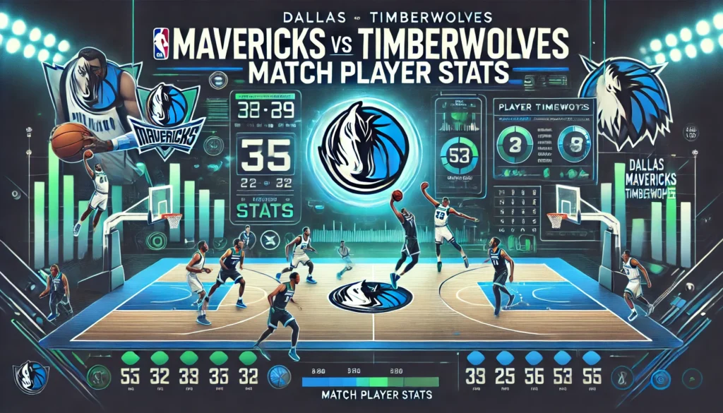 dallas mavericks vs timberwolves match player stats